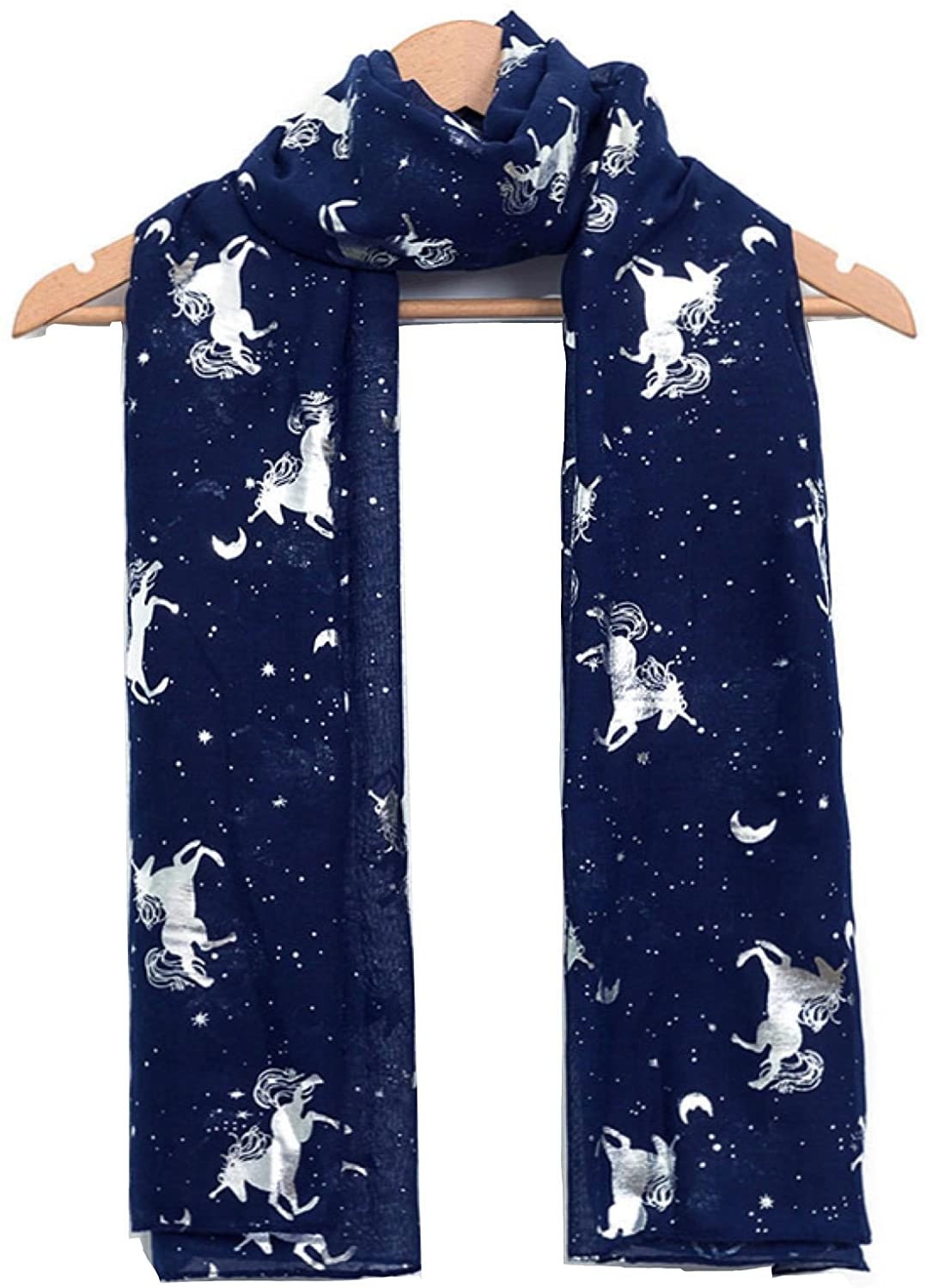 World of Shawls New Celebrity Style Design Glitter Unicorn Scarf Wraps Shawl Soft Scarves Ideal Gift