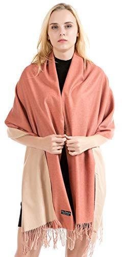 Soft Scarf Womens Ladies Unisex Reversible Two Sided Shawl Wrap Blanket Cashmere Feel 11 Colours Winter Special By World Of Shawls