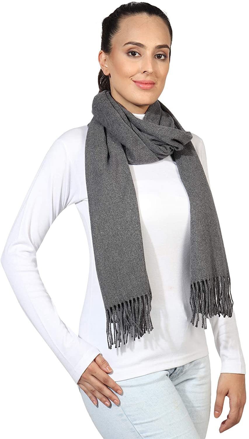 Winter Warm Cashmere Feel Wrap Blanket Shawl Scarf Warm Soft Cozy By World of Shawls