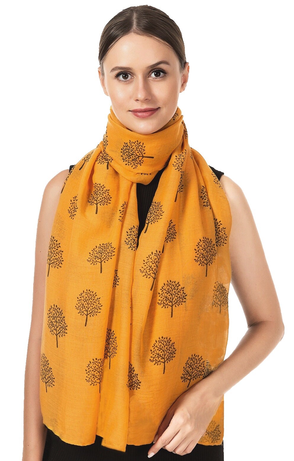 Mulberry Tree Print Fashion Scarf Shawl Wrap Women Ladies Long
