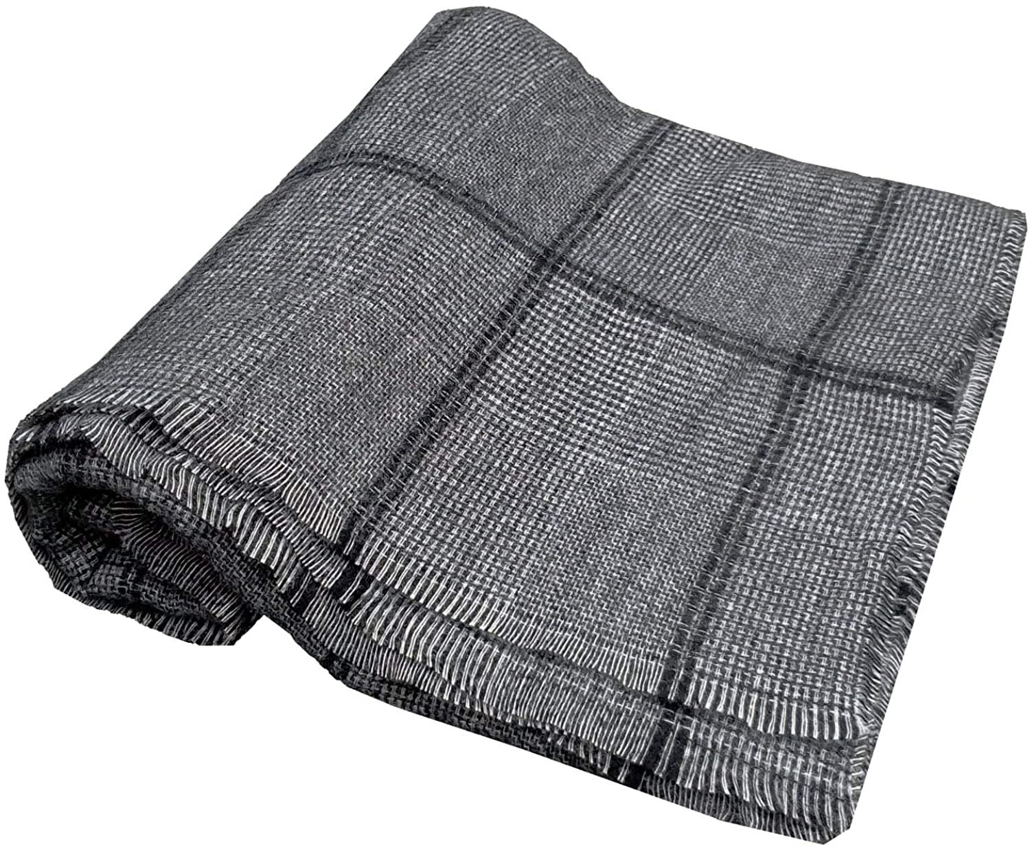 World of Shawls WINTER WARMER Thick Large Plaid Check Design Fashion Scarf Blanket Wrap Unisex