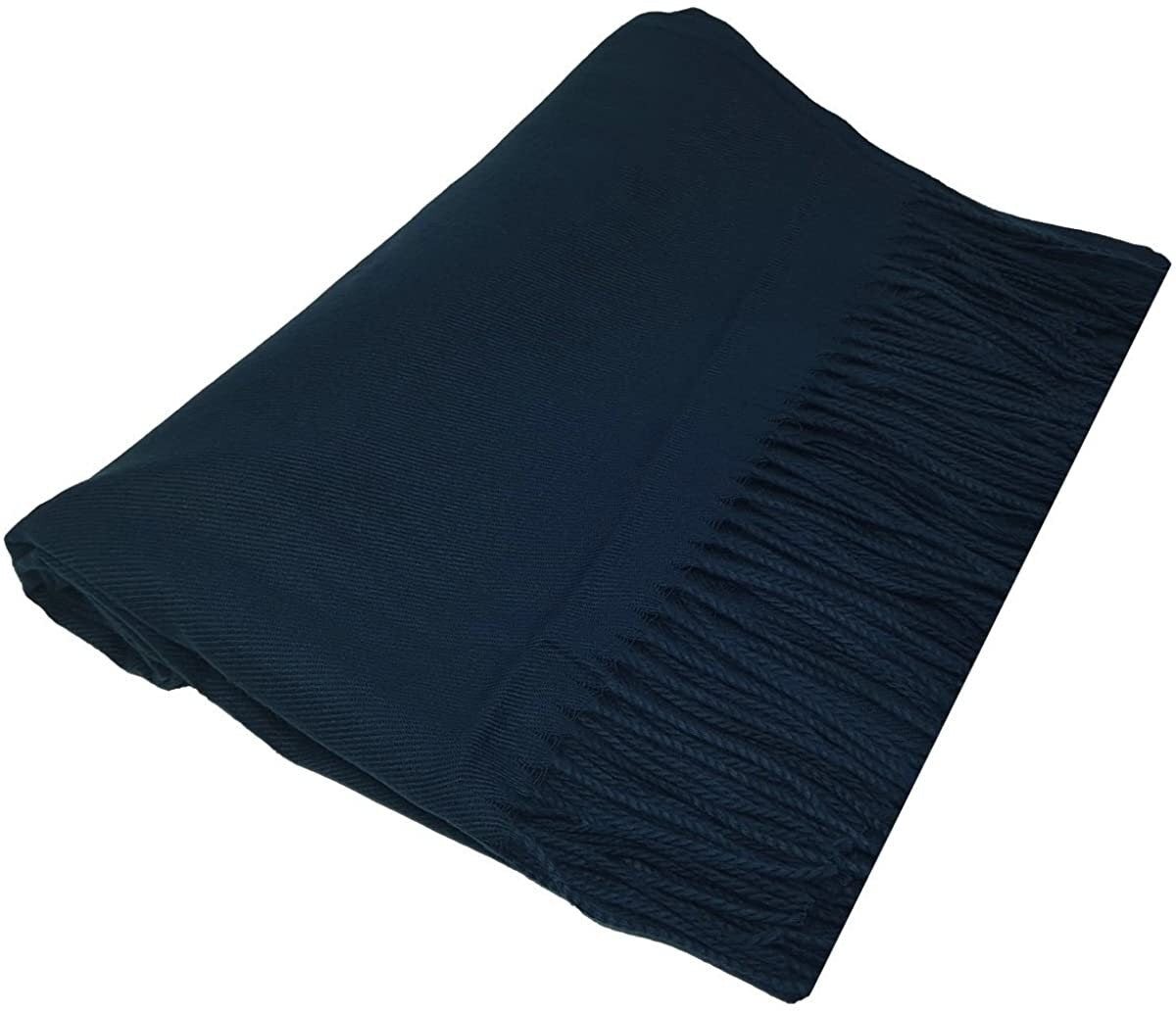 World of Shawls Winter Cashmere Feel Scarf Wrap Blanket Shawl Warm Soft Cozy