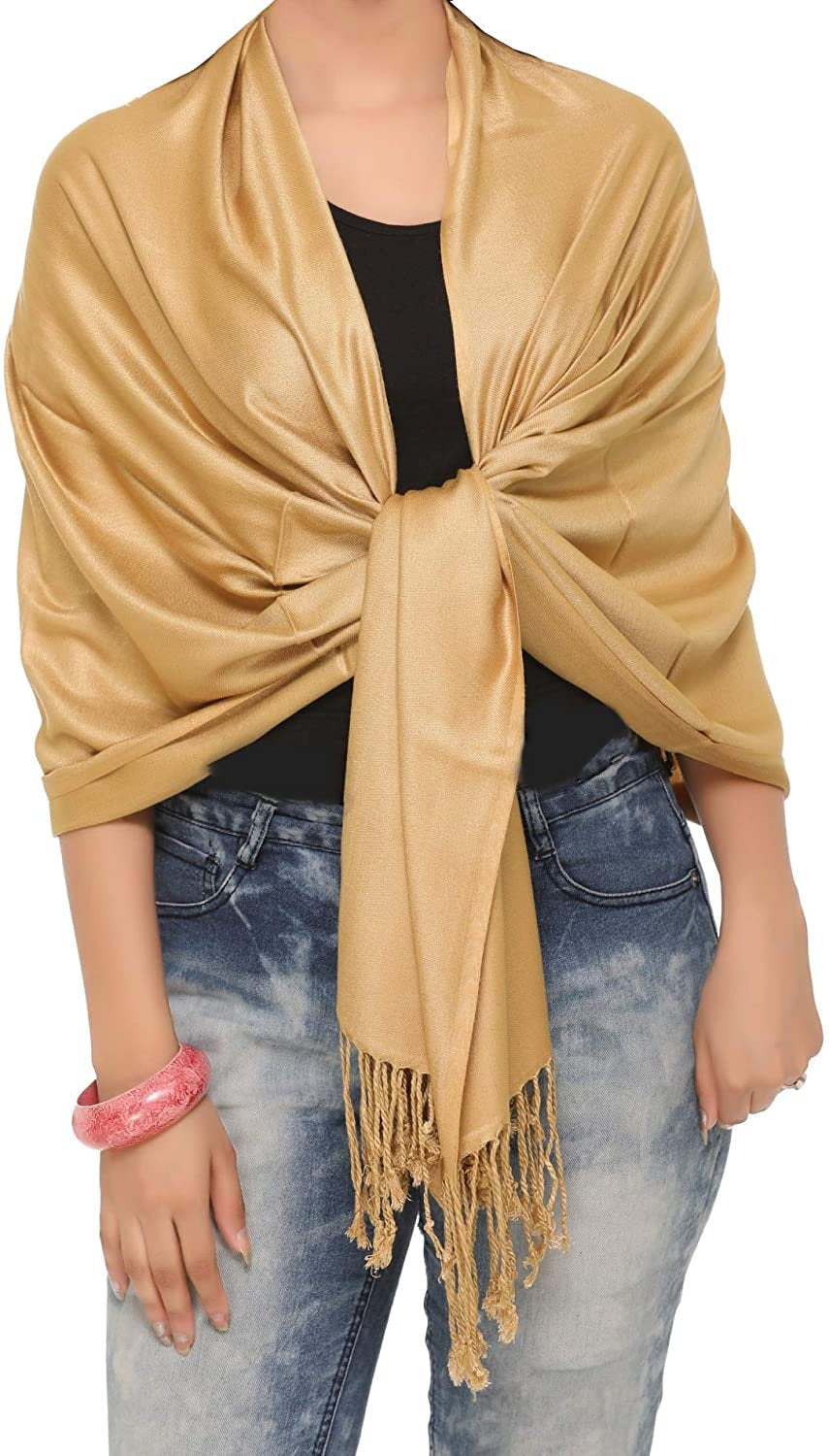 Pashmina Style Wrap Scarf Wedding Bridal Bridesmaid Evening Occasions Shawl