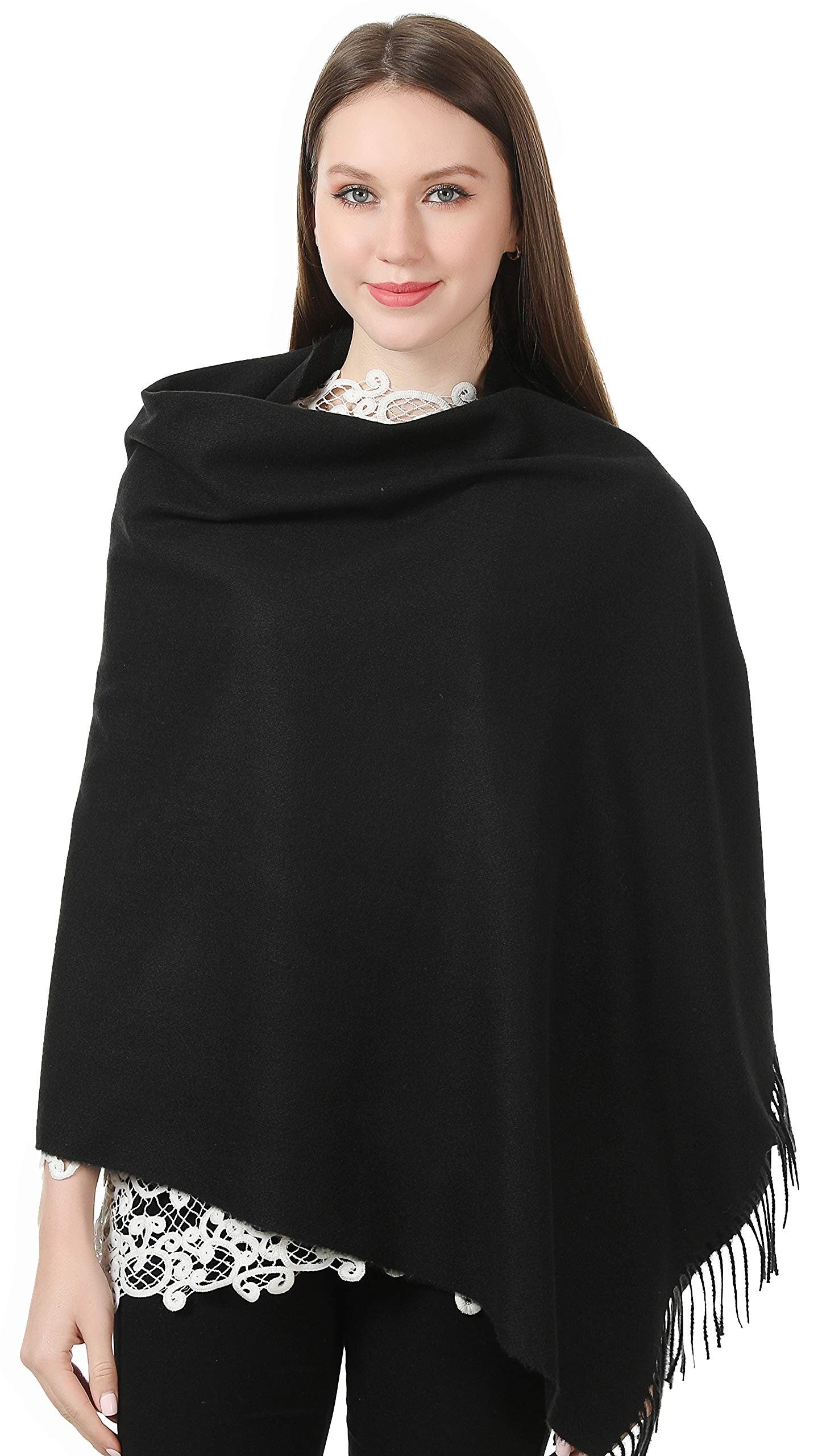 Cashmere Feel Winter Shawl Scarf Scarves Wrap for Women Large Warm Thick Pashmina style ladies Winter shawl Prefect Gift for your Love once