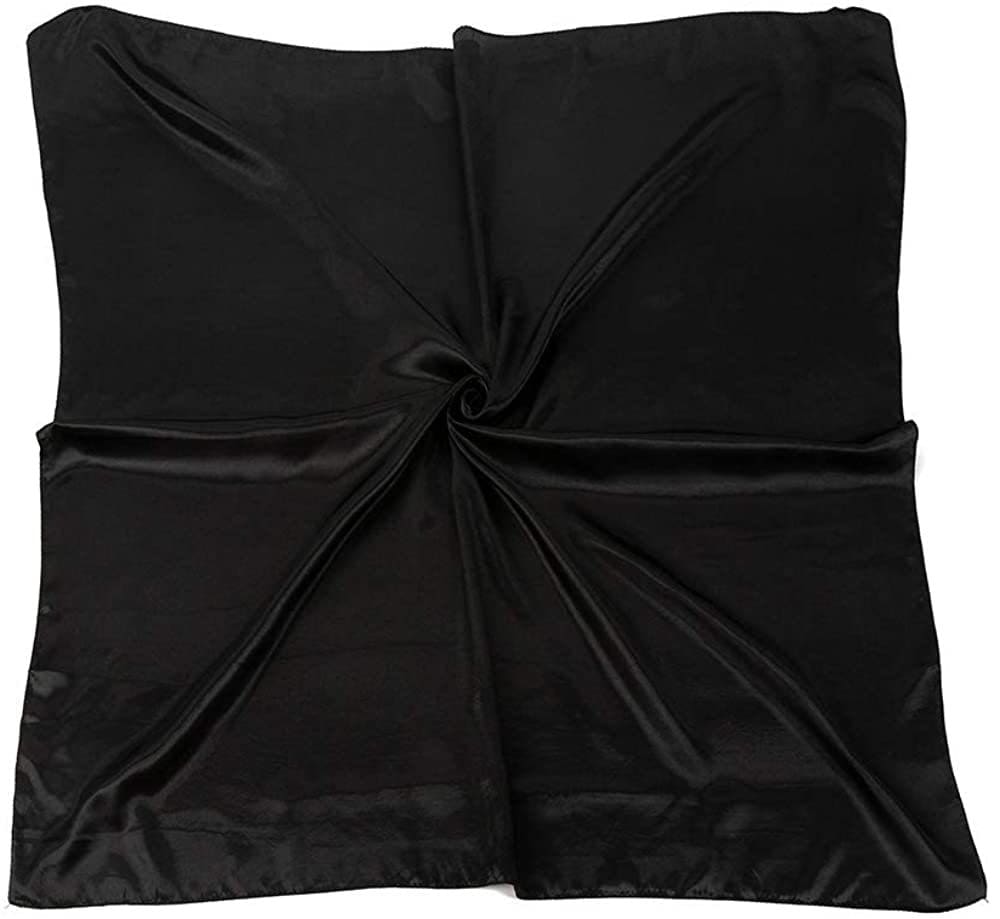 Satin Silk Square Large 90 cm X 90 cm Plain Nautical Head Neck Best Gift for Your Loved Ones Scarf Wrap