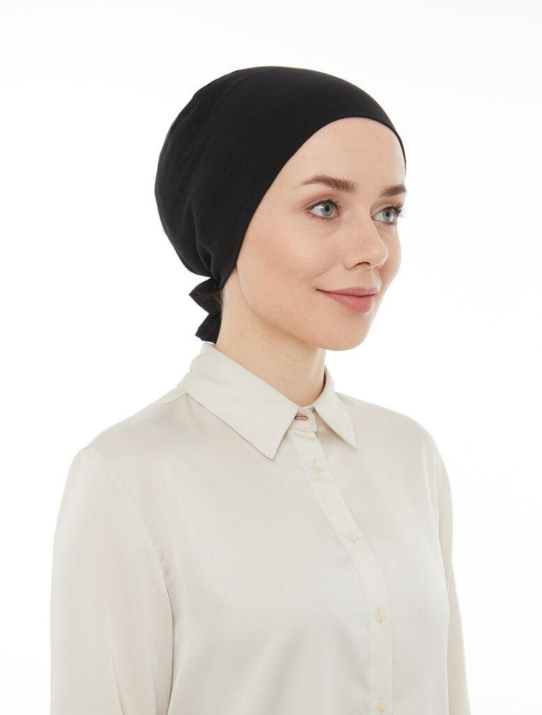 Women Hair Loss - Cancer Slip-On Headwear Turbans Hats Cap with Tie Back, giving you full coverage of your head Hijab
