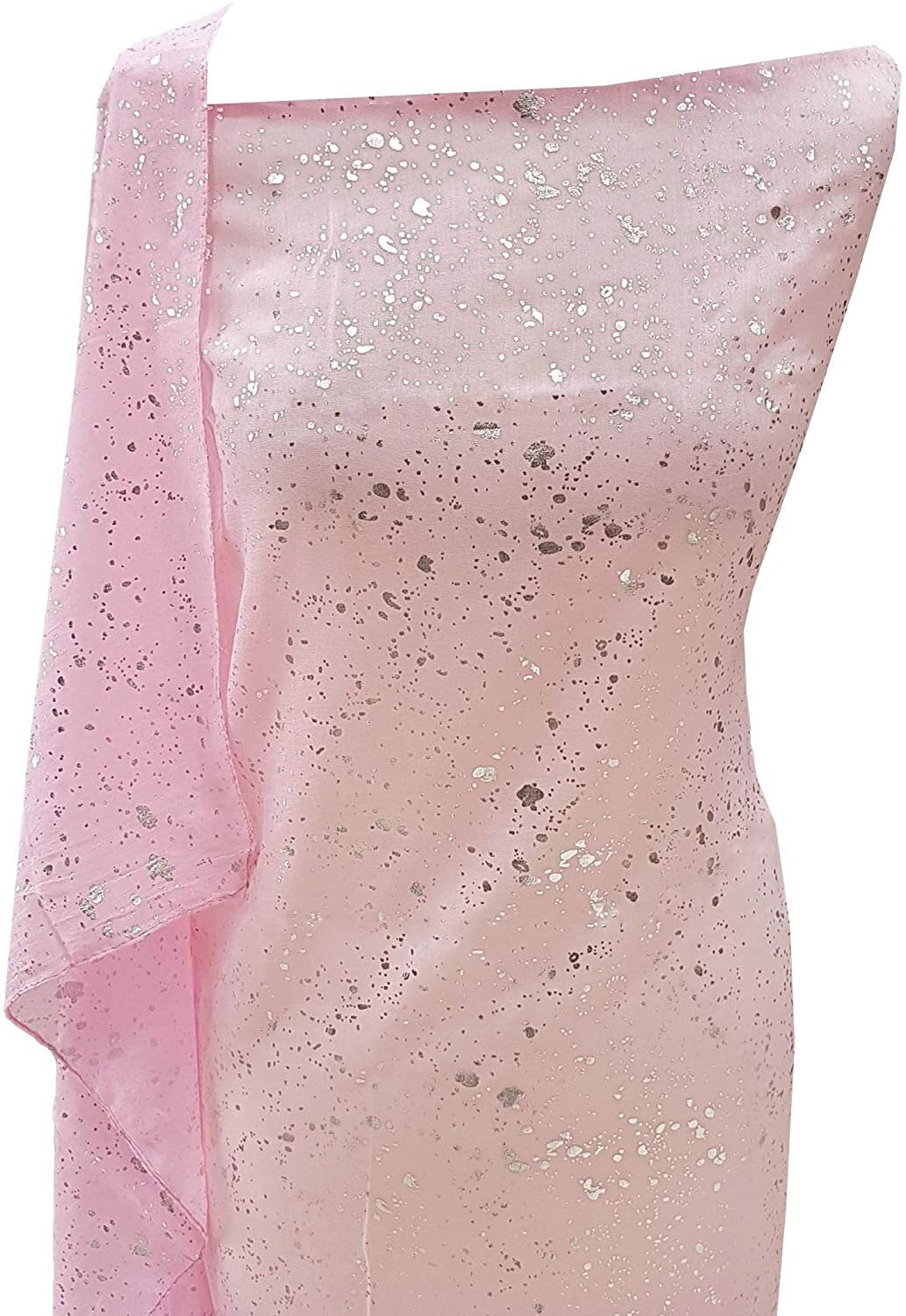 Sparkle Splash Effect Scarf Shawl Wrap for Casual Formal Wedding Prom Party Evening Day Wear