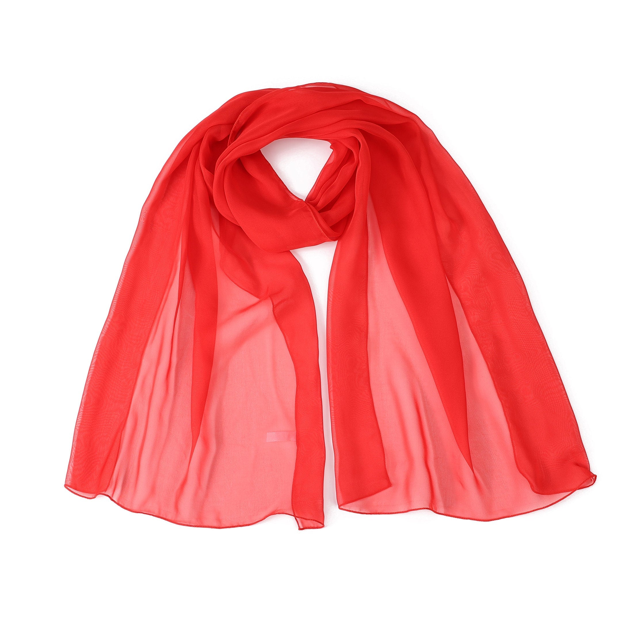 Elegant Sheer Chiffon Scarf Wrap Idea for Weddings & Evening Dresses 45x160cm