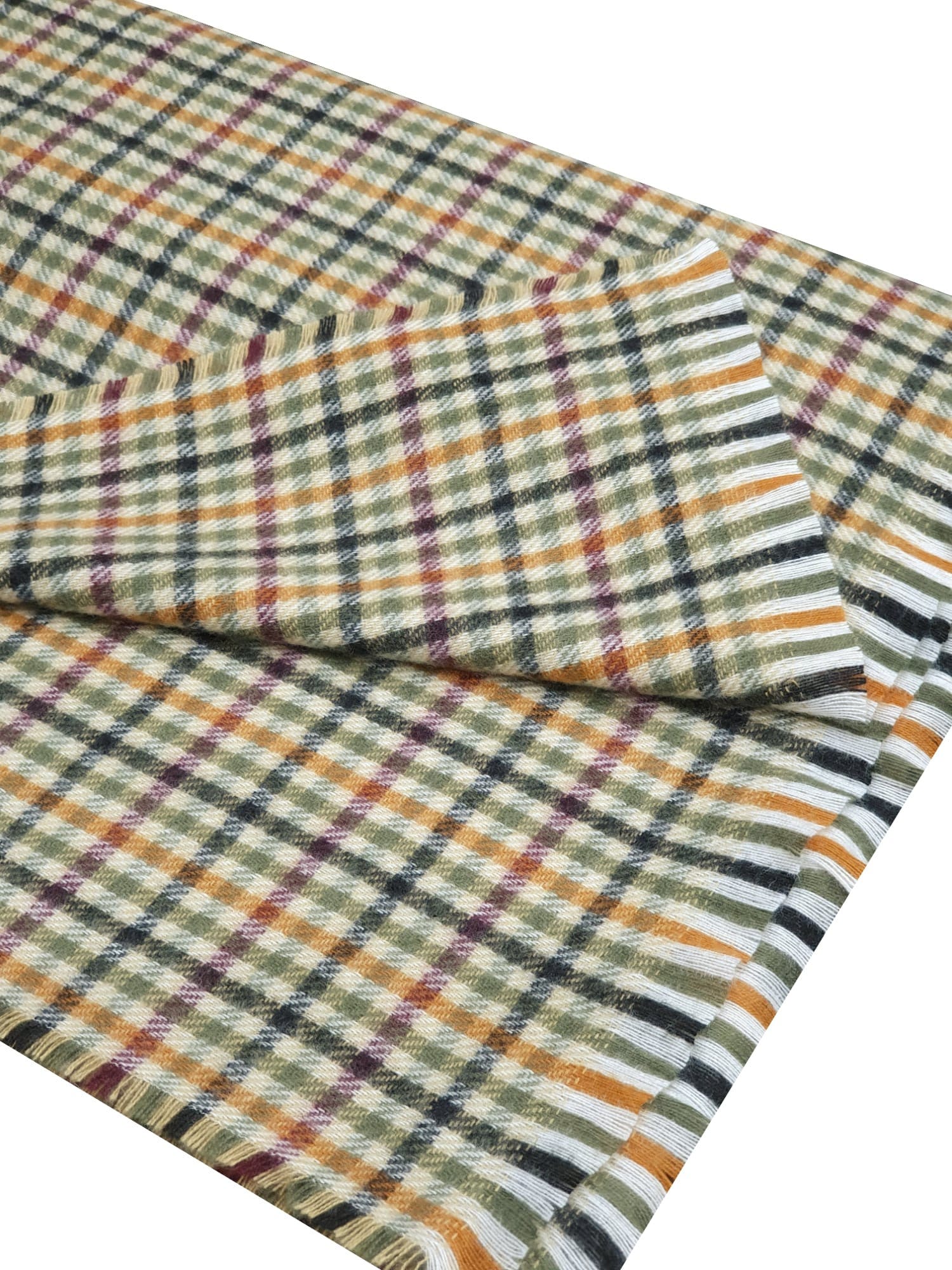 Unisex Gingham Plaid Mini-Check Tartan Like Winter Scarf Wrap Blanket Shawl Warm Soft Cosy