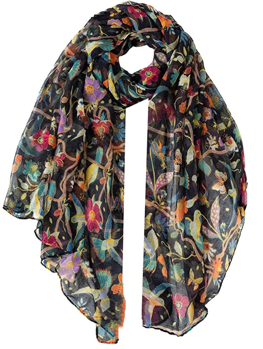 Birds Design Ideal Gift Girls Women Ladies Scarf Scarves Wrap Shawl