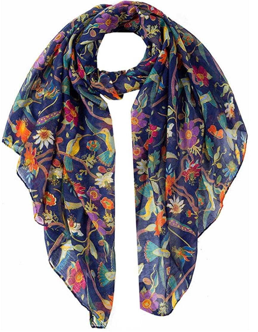 Birds Design Ideal Gift Girls Women Ladies Scarf Scarves Wrap Shawl