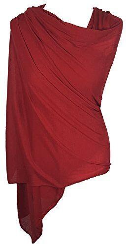 Ladies Jersey Scarf Wrap Stole Warm Soft Stretchy