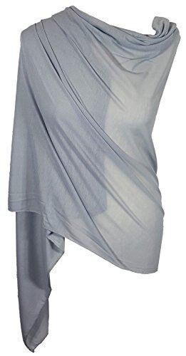 Ladies Jersey Scarf Wrap Stole Warm Soft Stretchy
