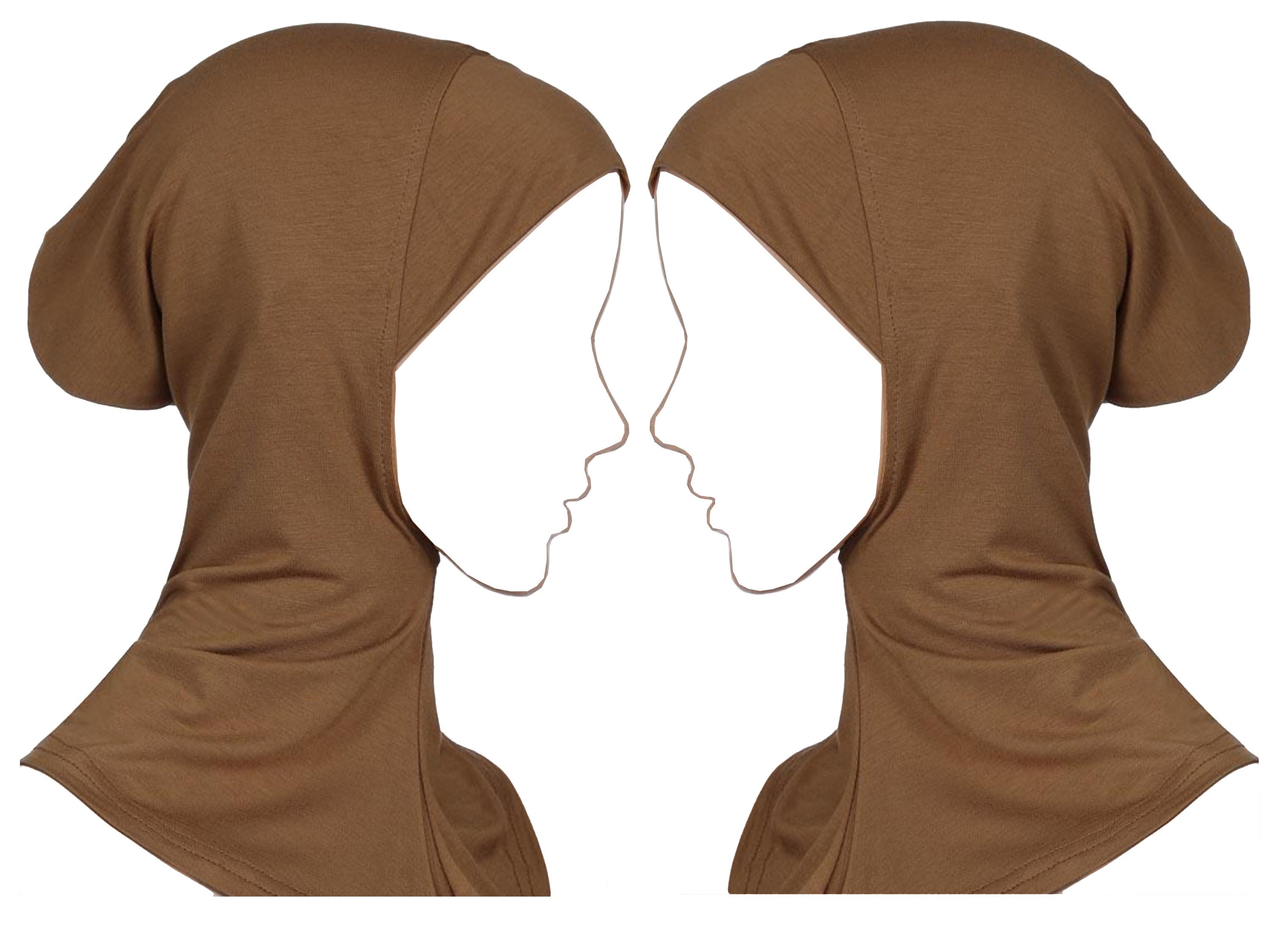 Premium Stretchy Women Girls Ninja Hijab Under Scarf Cap Turban Bone Bonnet  Islamic Neck Cover Muslim