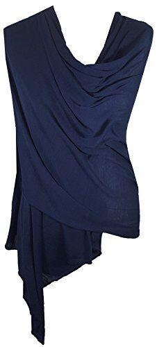 Ladies Jersey Scarf Wrap Stole Warm Soft Stretchy