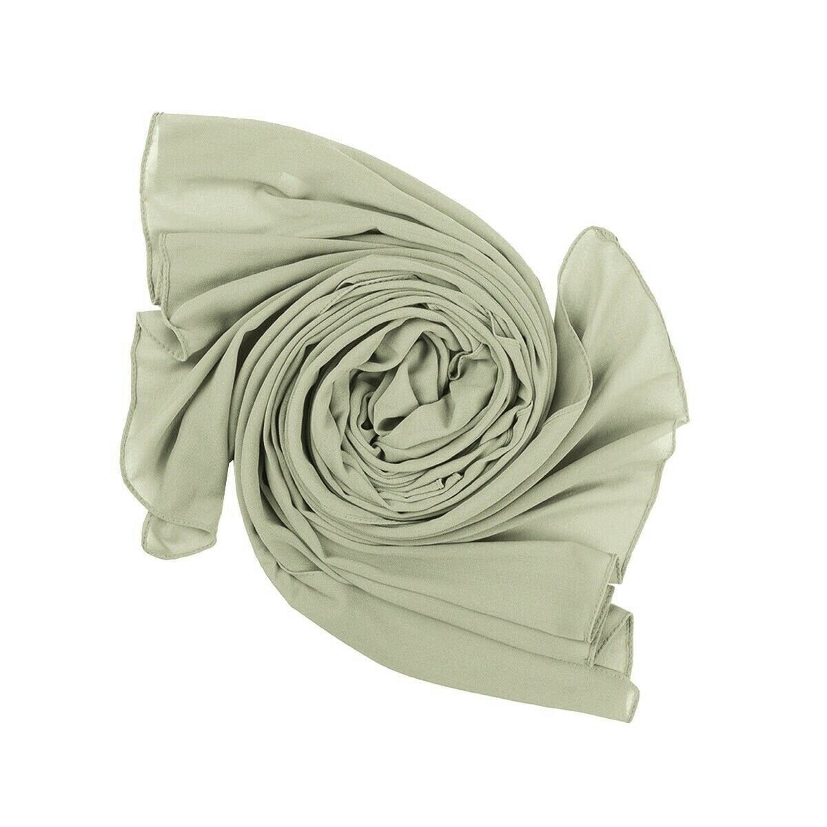Chiffon Scarf Hijab Wraps Shawl Maxi Plain Premium Quality Size 85cm x 180cm
