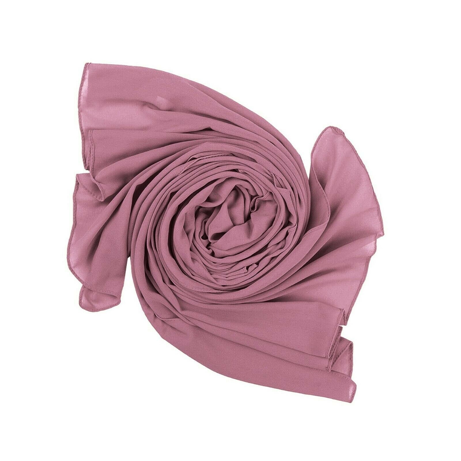 Chiffon Scarf Hijab Wraps Shawl Maxi Plain Premium Quality Size 85cm x 180cm