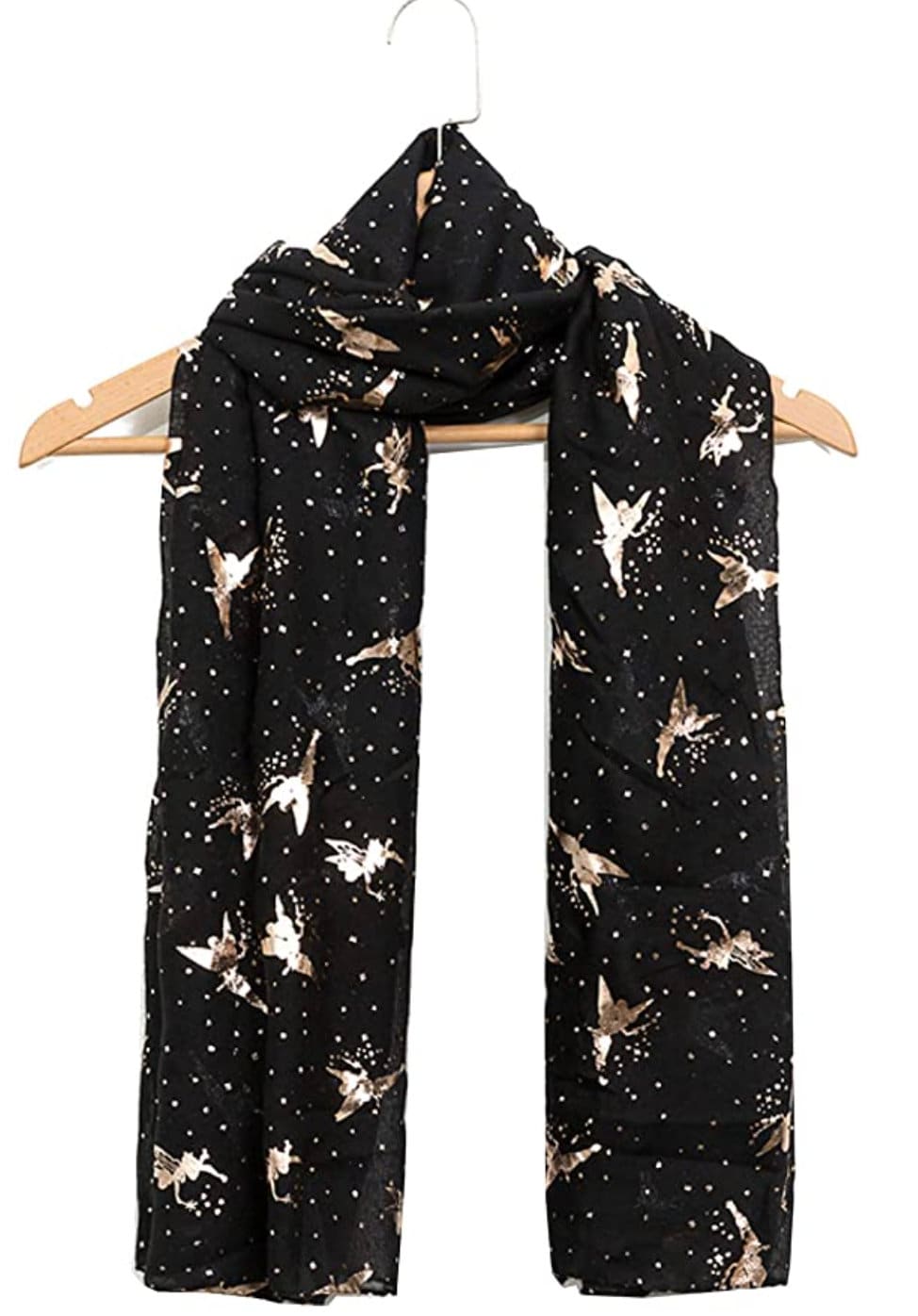 Celebrity Style Design Glitter Foil Fairy Scarf Wraps Shawl Soft Scarves Ideal Gift