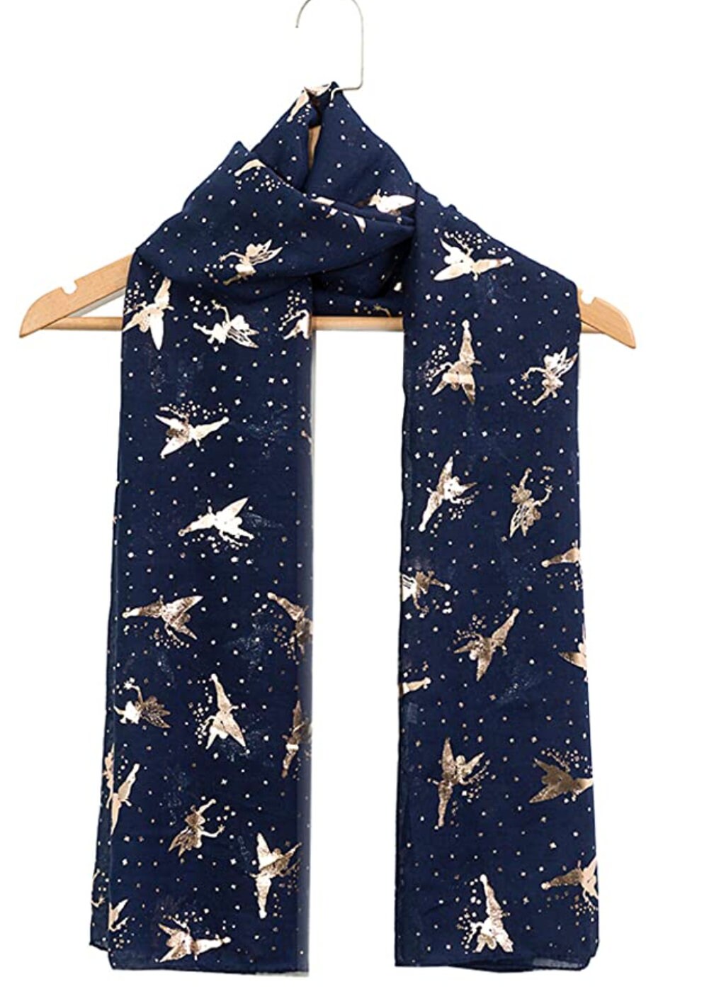 Celebrity Style Design Glitter Foil Fairy Scarf Wraps Shawl Soft Scarves Ideal Gift