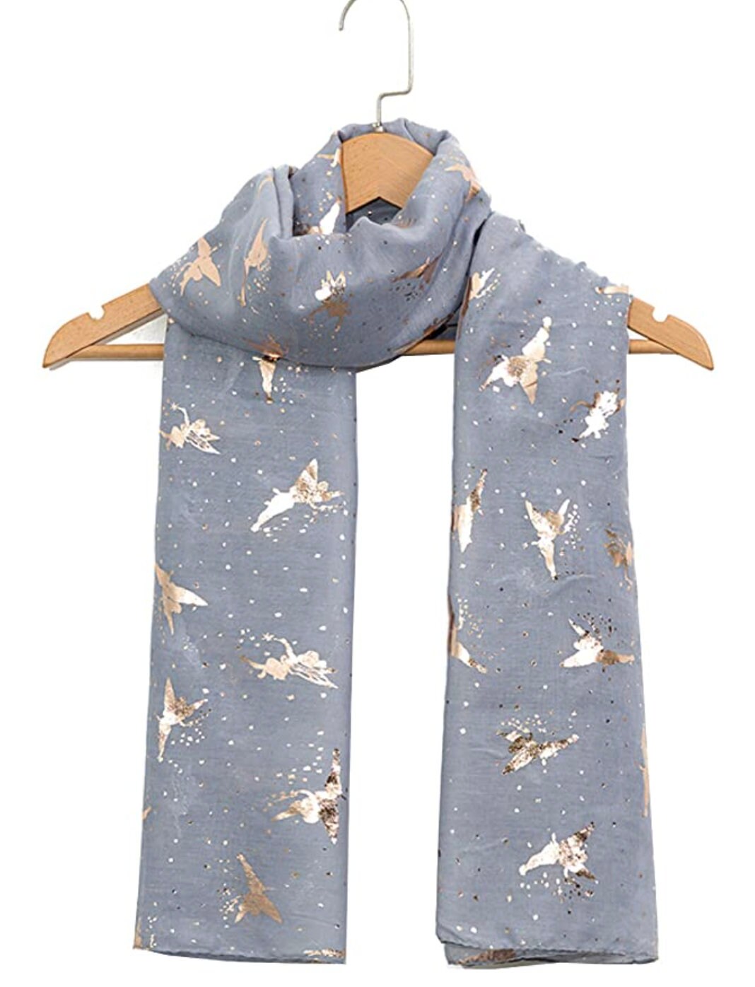 Celebrity Style Design Glitter Foil Fairy Scarf Wraps Shawl Soft Scarves Ideal Gift