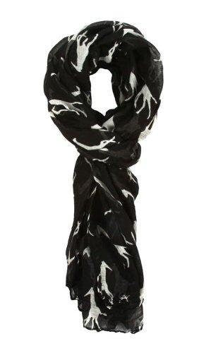 Giraffe Print Soft Celebrity Scarf Animal Fashion Large Long Shawl Scarves Available In Red Black Pink Yellow And Grey