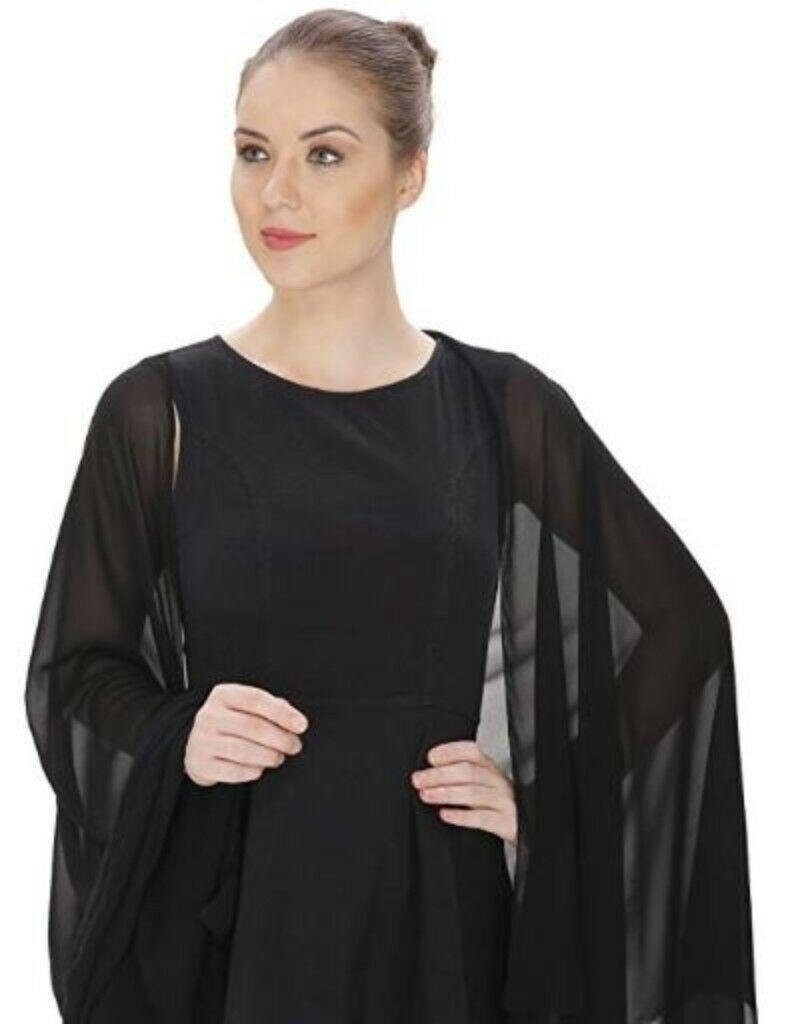 Wedding Prom Evening Bridesmaids Dress Elegant Chiffon Scarf Hijab Sarong Shawl