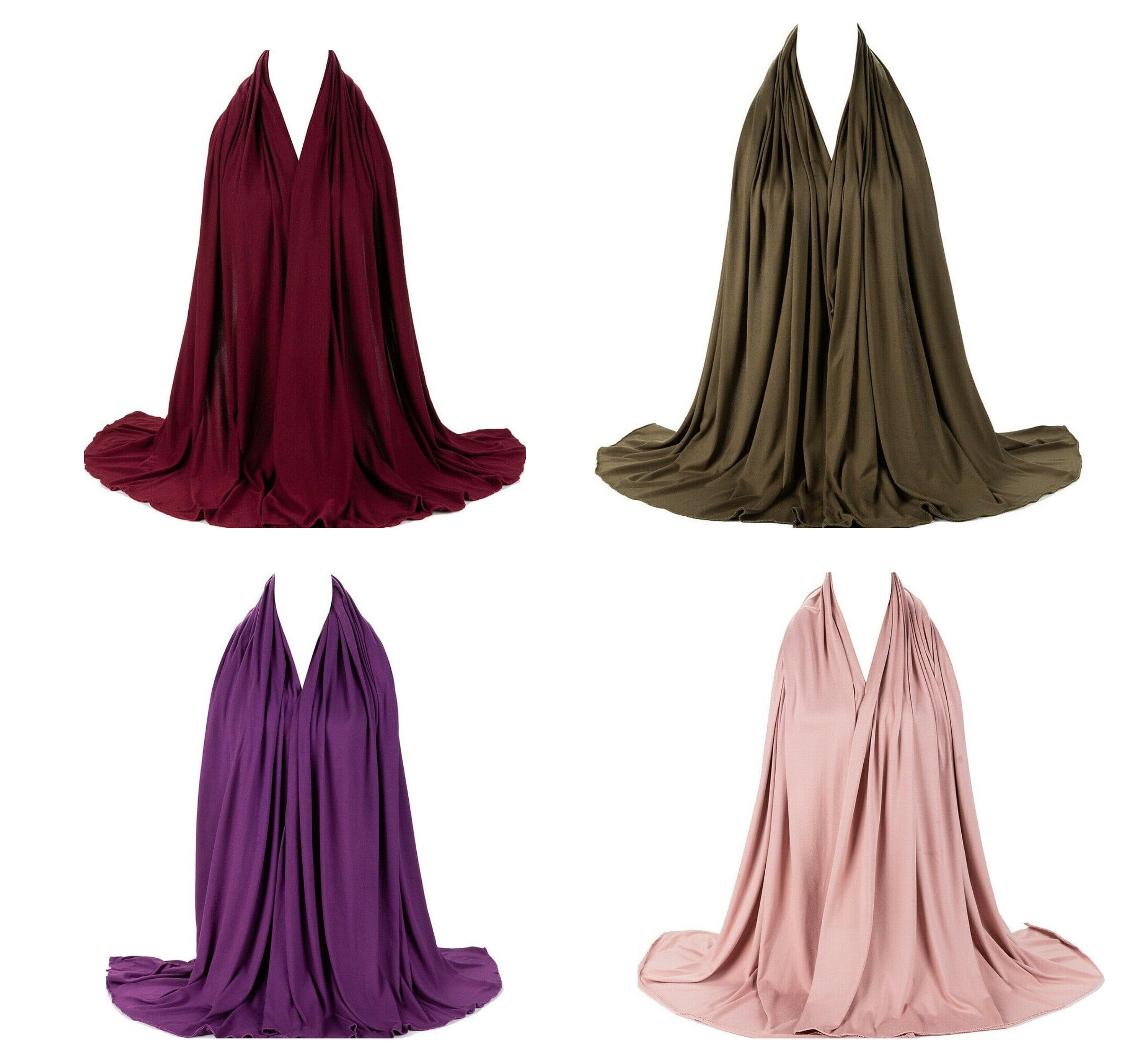 Premium Quality Big Size Jersey Hijab Scarf Shawl Super Stretchy  Maxi Lycra Wrap