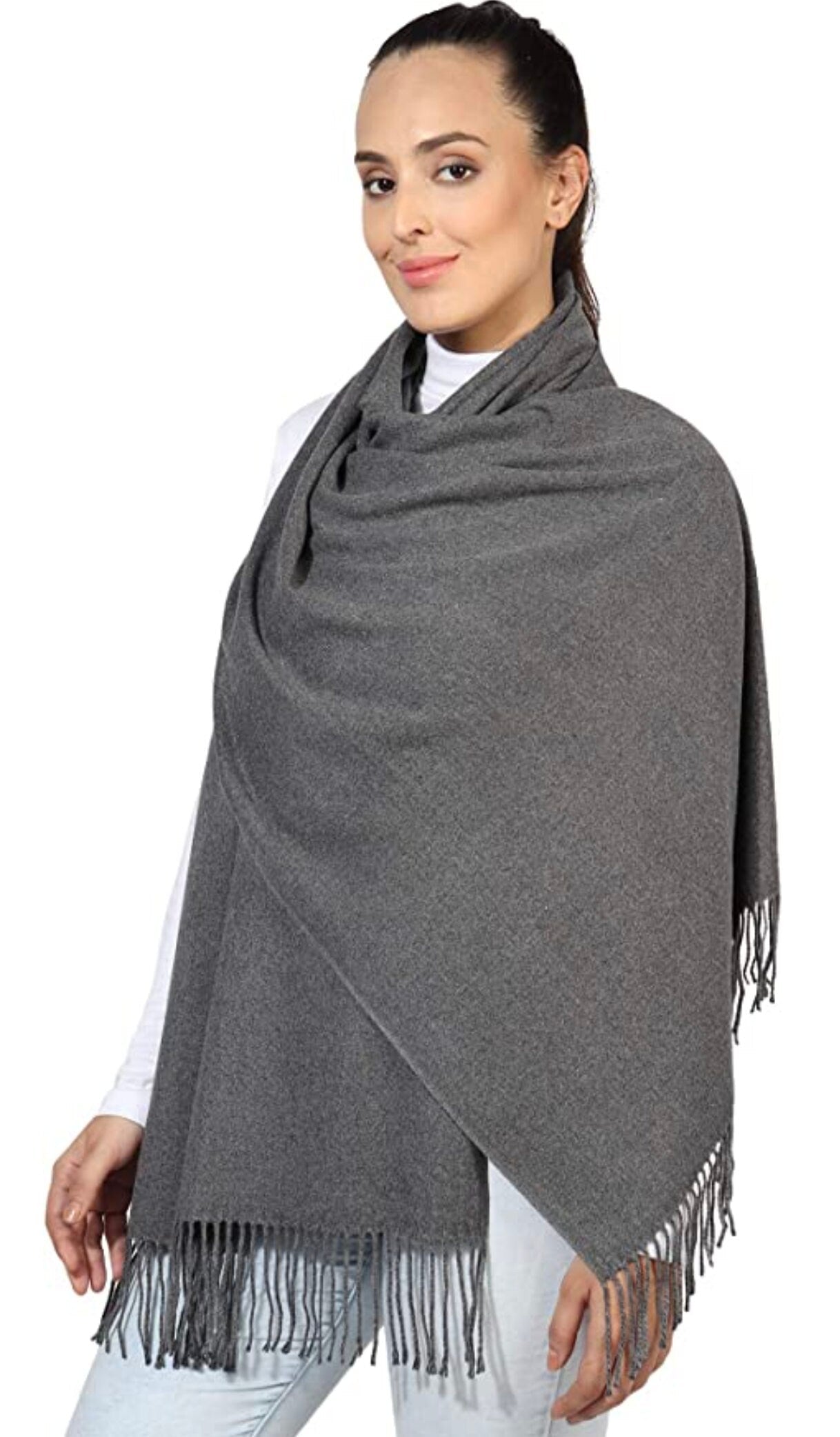 Winter Warmer!!! Luxury Women's Ultra Smooth Cashmere Feel Shawl Scarf Wrap Stole Blanket Pashmina Style Luxuriously Warm And Super Soft