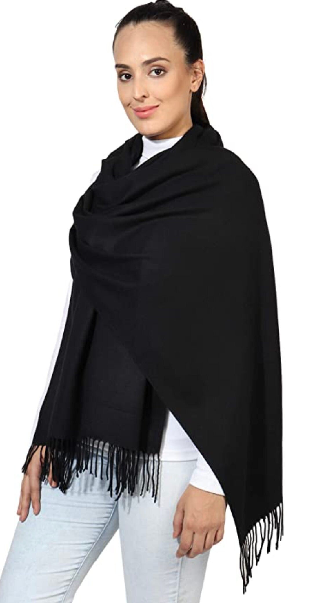 Winter Warmer!!! Luxury Women's Ultra Smooth Cashmere Feel Shawl Scarf Wrap Stole Blanket Pashmina Style Luxuriously Warm And Super Soft