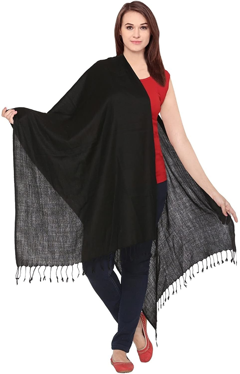 Luxurious Kashmiri 100% Fine Wool Pashmina Shawl Wrap Scarf