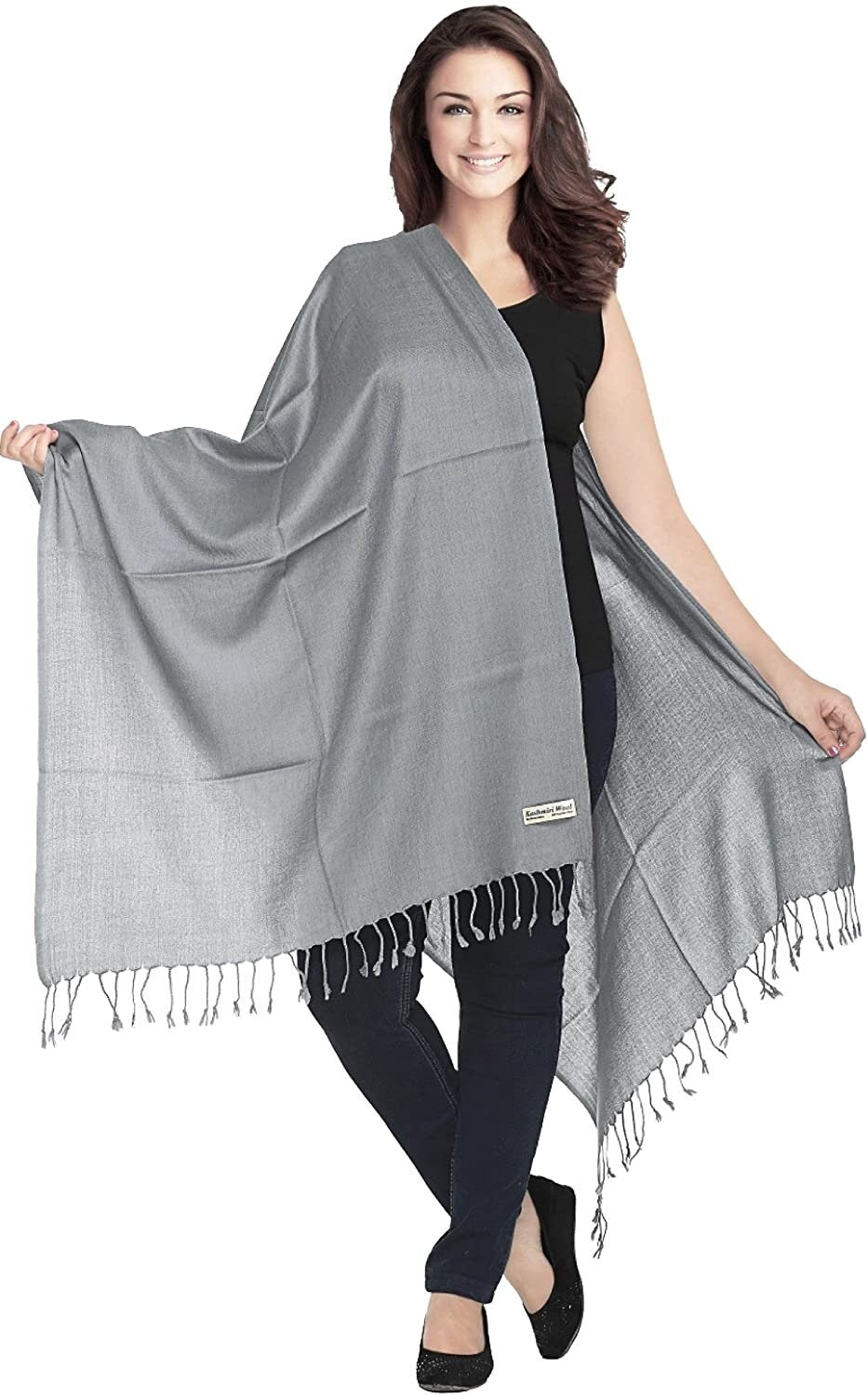 Luxurious Kashmiri 100% Fine Wool Pashmina Shawl Wrap Scarf