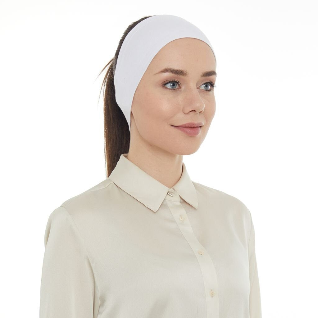 Hijab Scarf Sports Headband With Non-Slip Silicone Grips for Ladies Women Girls