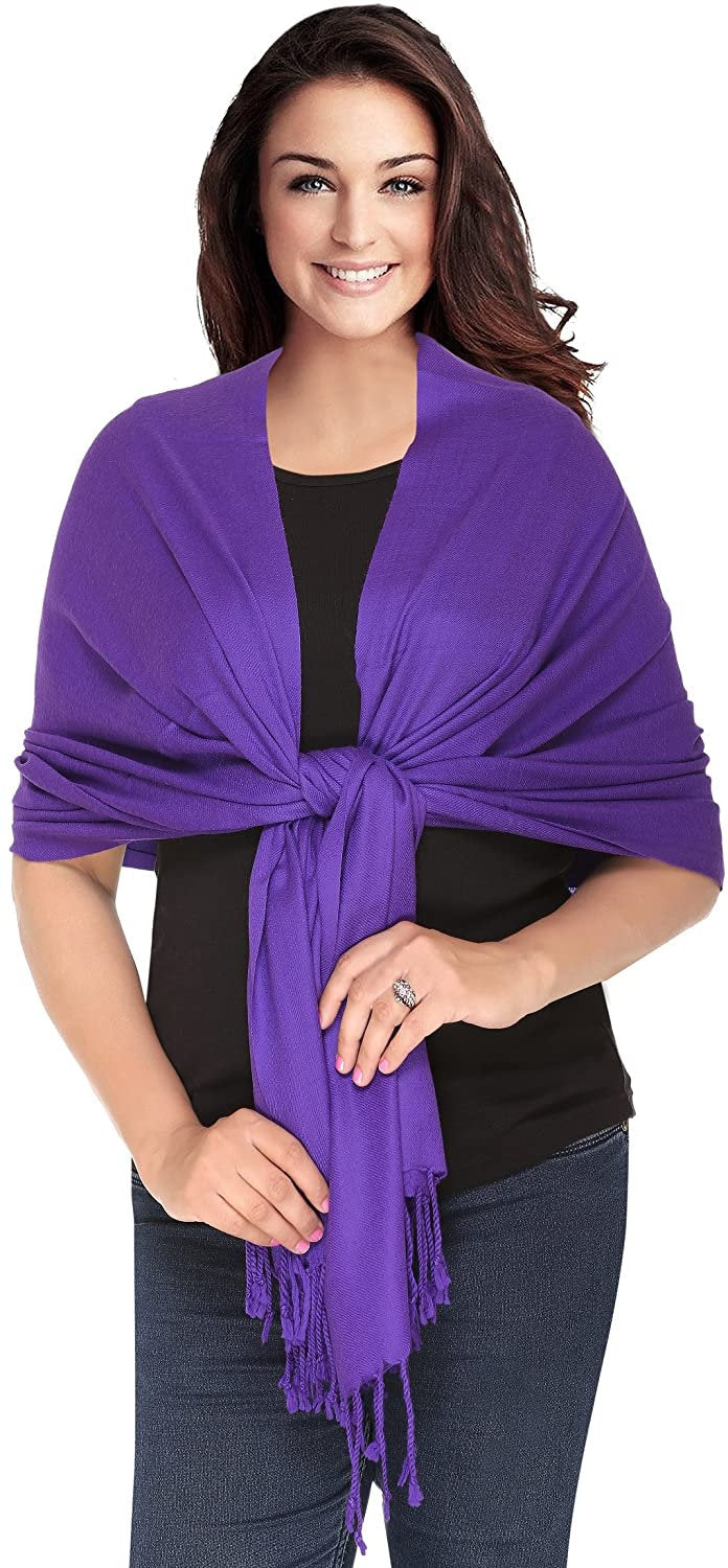 Luxurious Kashmiri 100% Fine Wool Pashmina Shawl Wrap Scarf