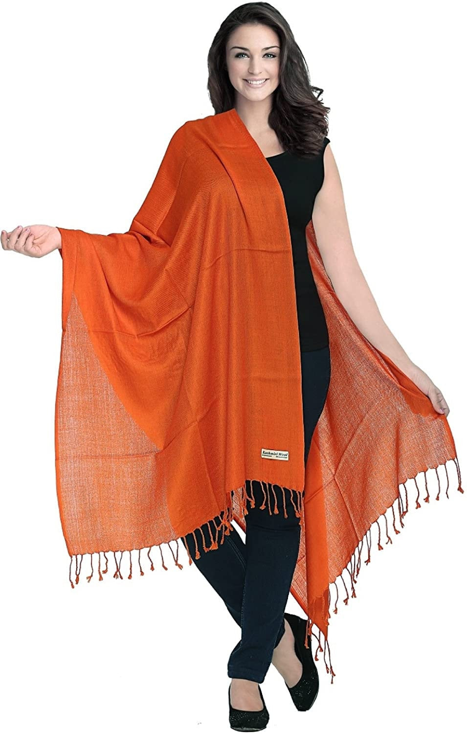 Luxurious Kashmiri 100% Fine Wool Pashmina Shawl Wrap Scarf
