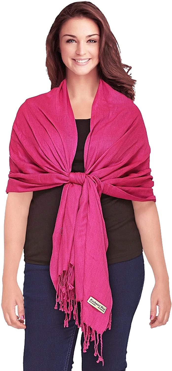 Luxurious Kashmiri 100% Fine Wool Pashmina Shawl Wrap Scarf