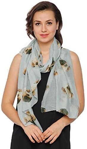 Pug Dog print Scarf Wrap Shawl Soft Ladies Girls