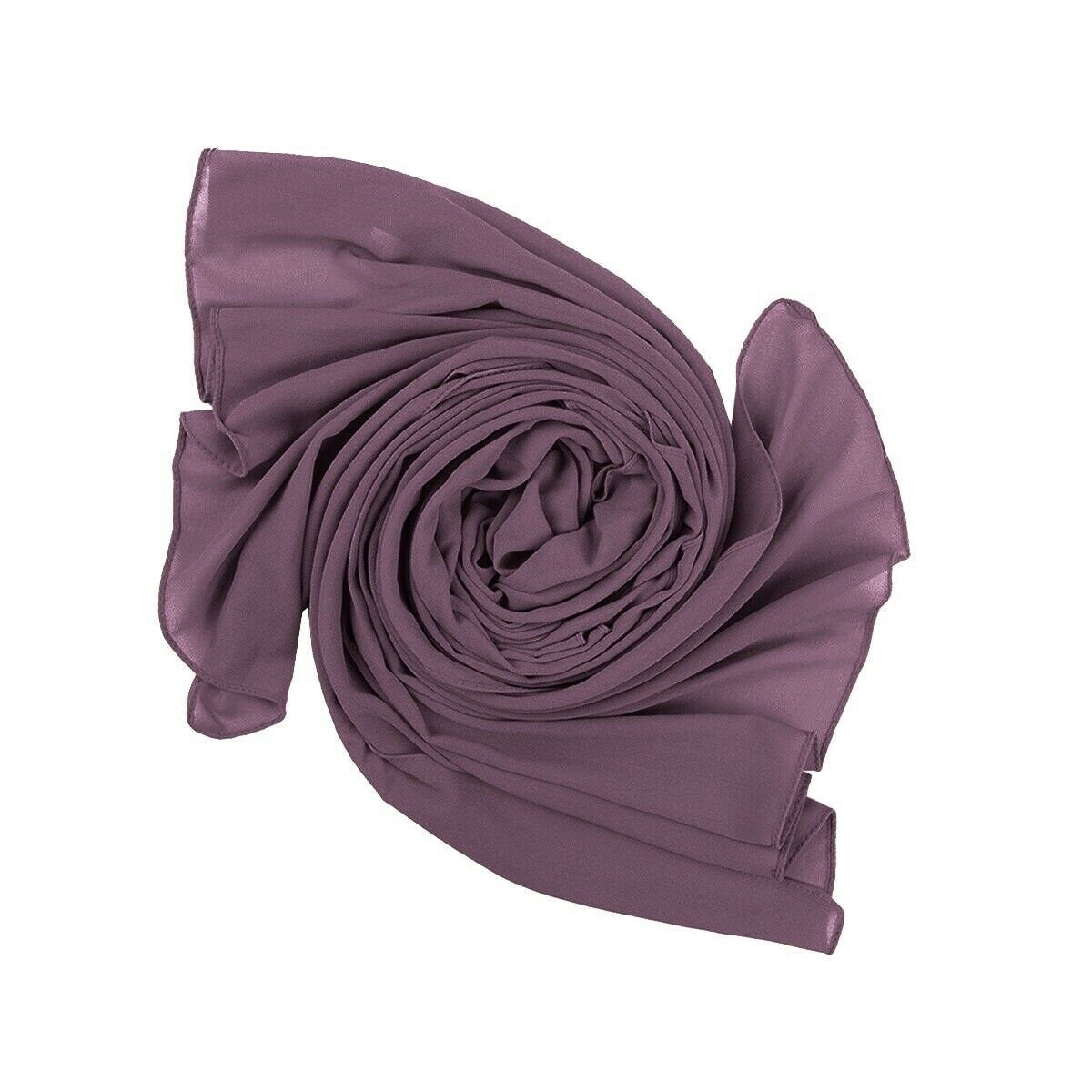 Chiffon Scarf Hijab Wraps Shawl Maxi Plain Premium Quality Size 85cm x 180cm