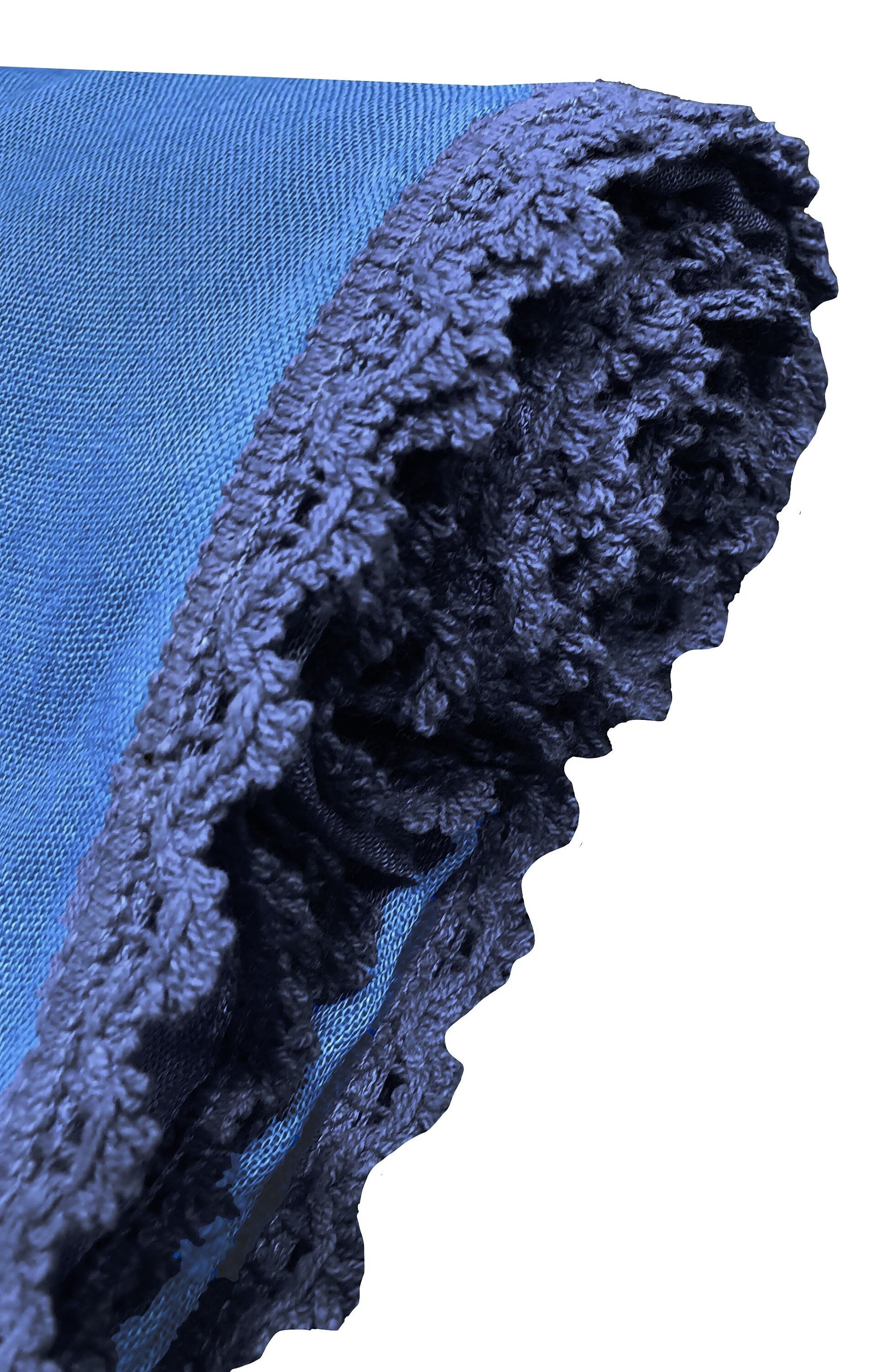 Extra Large Plain with Delicate Crochet Lace Border Scarf Scarves Wrap Shawl Warm Soft