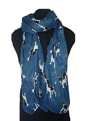 Ladies Spaniel Dog Puppy Print Large Shawl Wrap Scarf Pashmina Scarves