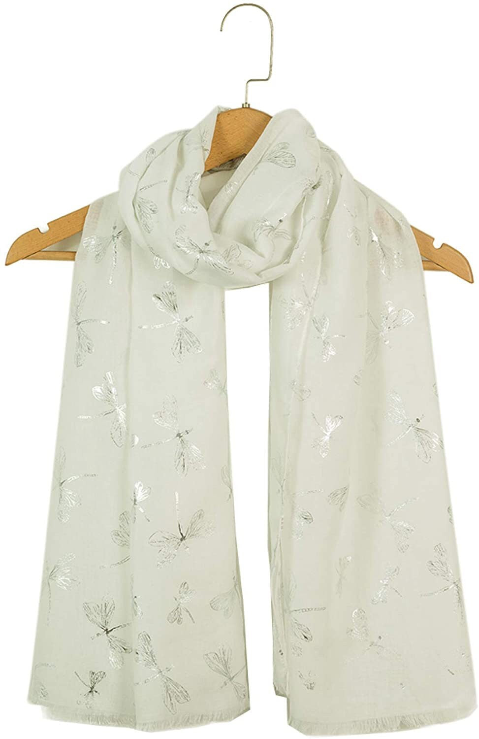 Glitter Dragonfly Large Scarf For Ladies Womens Shawl Scarf Wrap Soft Scarves