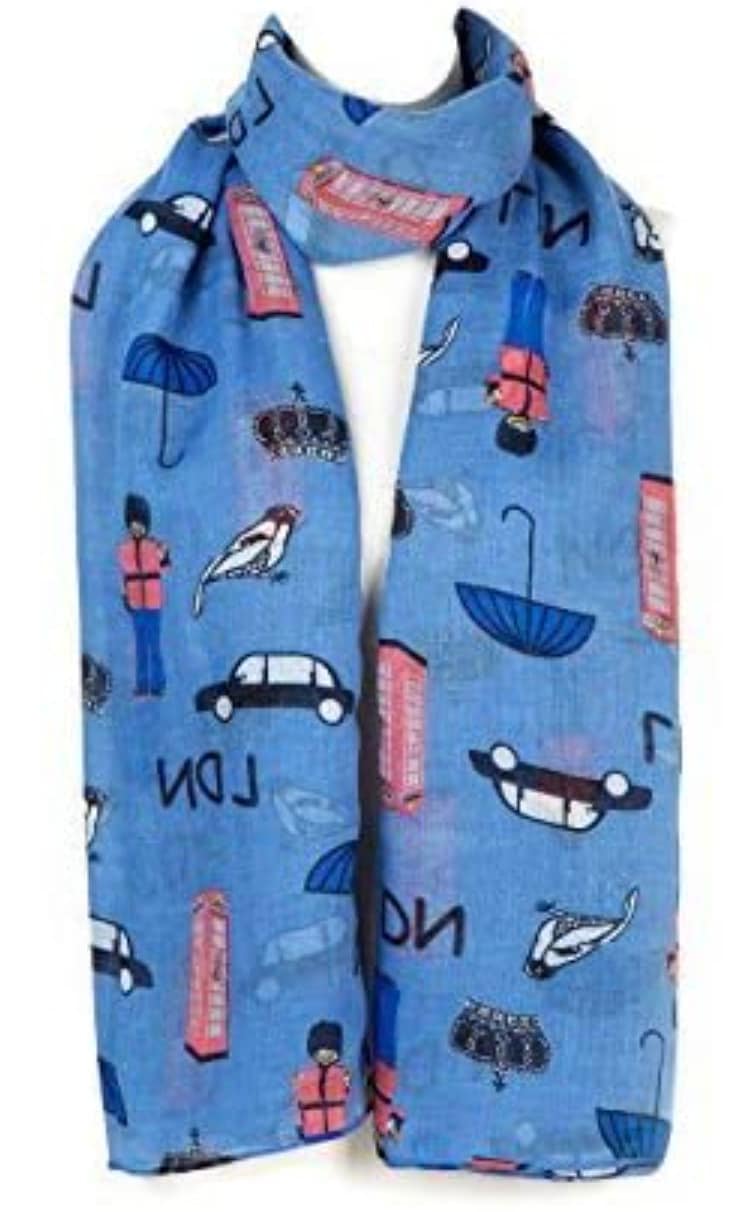 London Souvenir Scarf Icon Pictures Souvenir Shawl Wrap UK