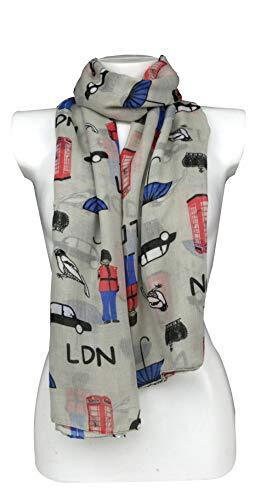 London Souvenir Scarf Icon Pictures Souvenir Shawl Wrap UK