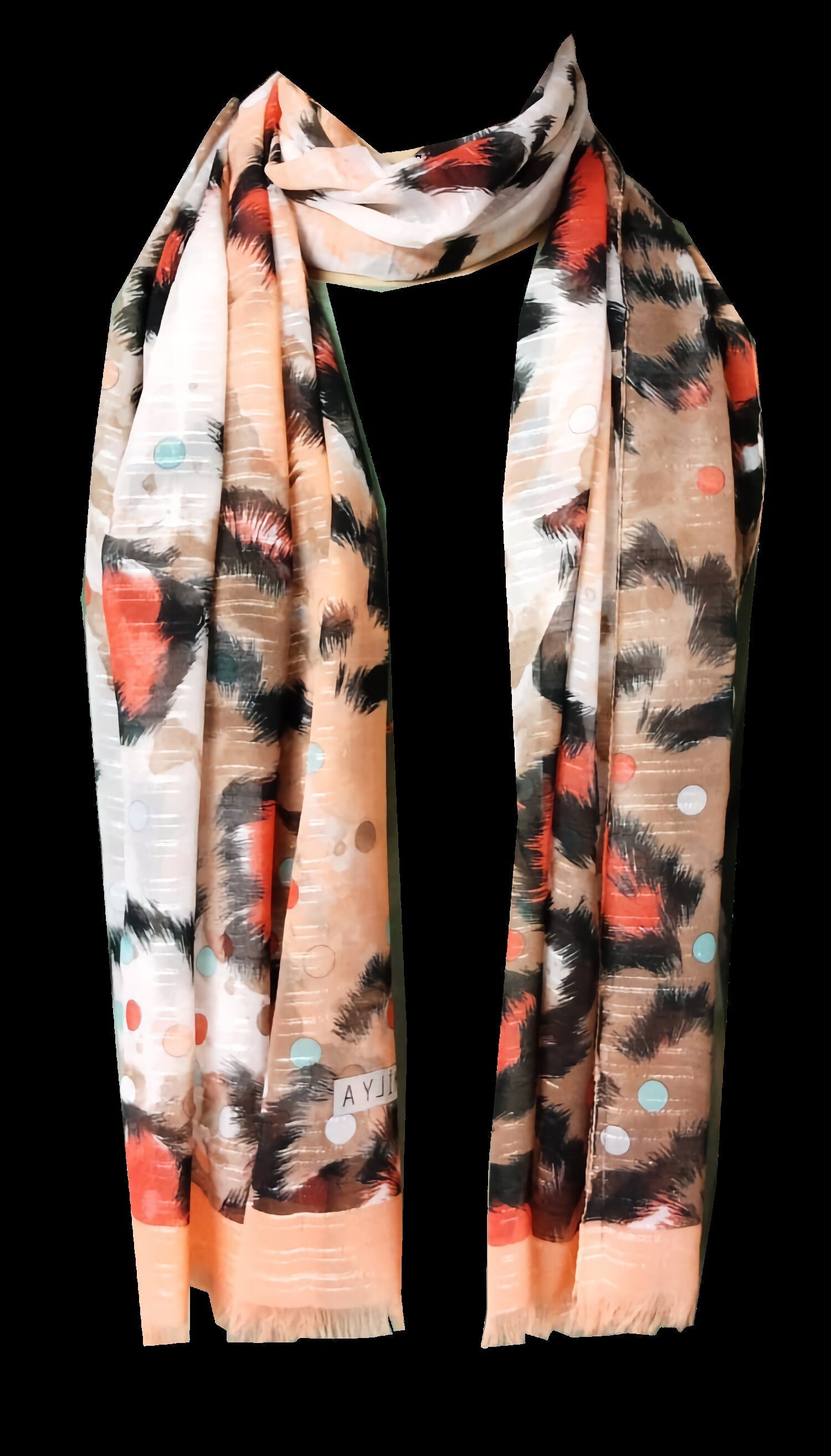Ladies Women's Fashion New Floral Print Long Scarves Floral Neck Scarf Shawl Wrap