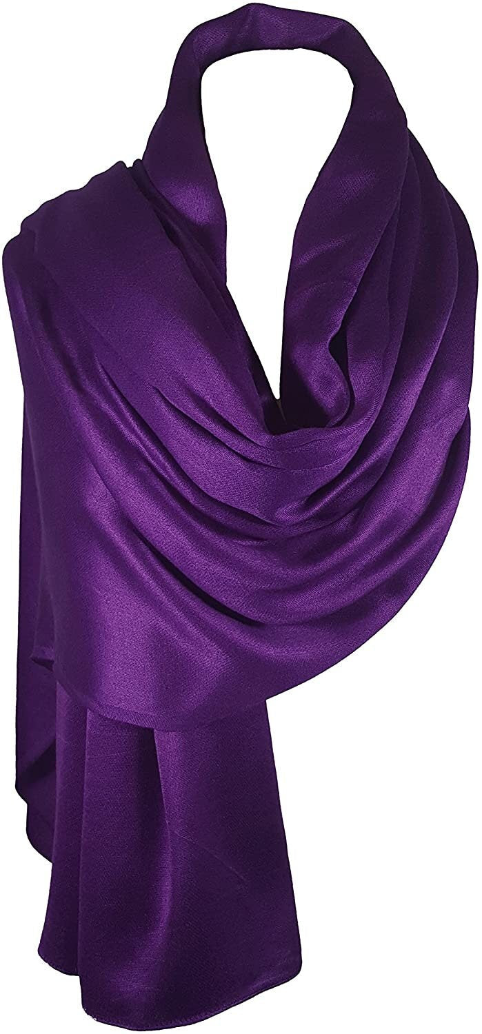 Luxuriously Smooth and Silky Large SATIN Shawl/Scarf/Wrap/Throw Wedding, Bridal, Bridesmaid, Cover Up