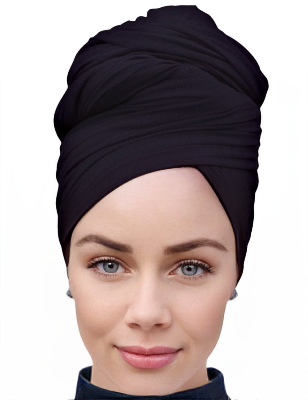 Head Wrap for Women Long Stretch Jersey Head Scarf Summer Breathable Lightweight,  One Scarf And Many Use Hijab, Wrap, Shawl, Turban, Scarf