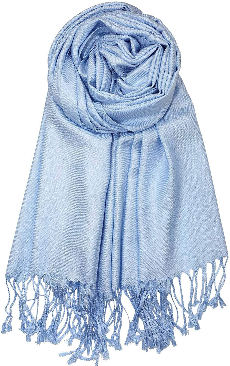 Handcrafted Soft Pashmina Shawl Wrap Scarf in Solid Colors High Quality 100% Viscose