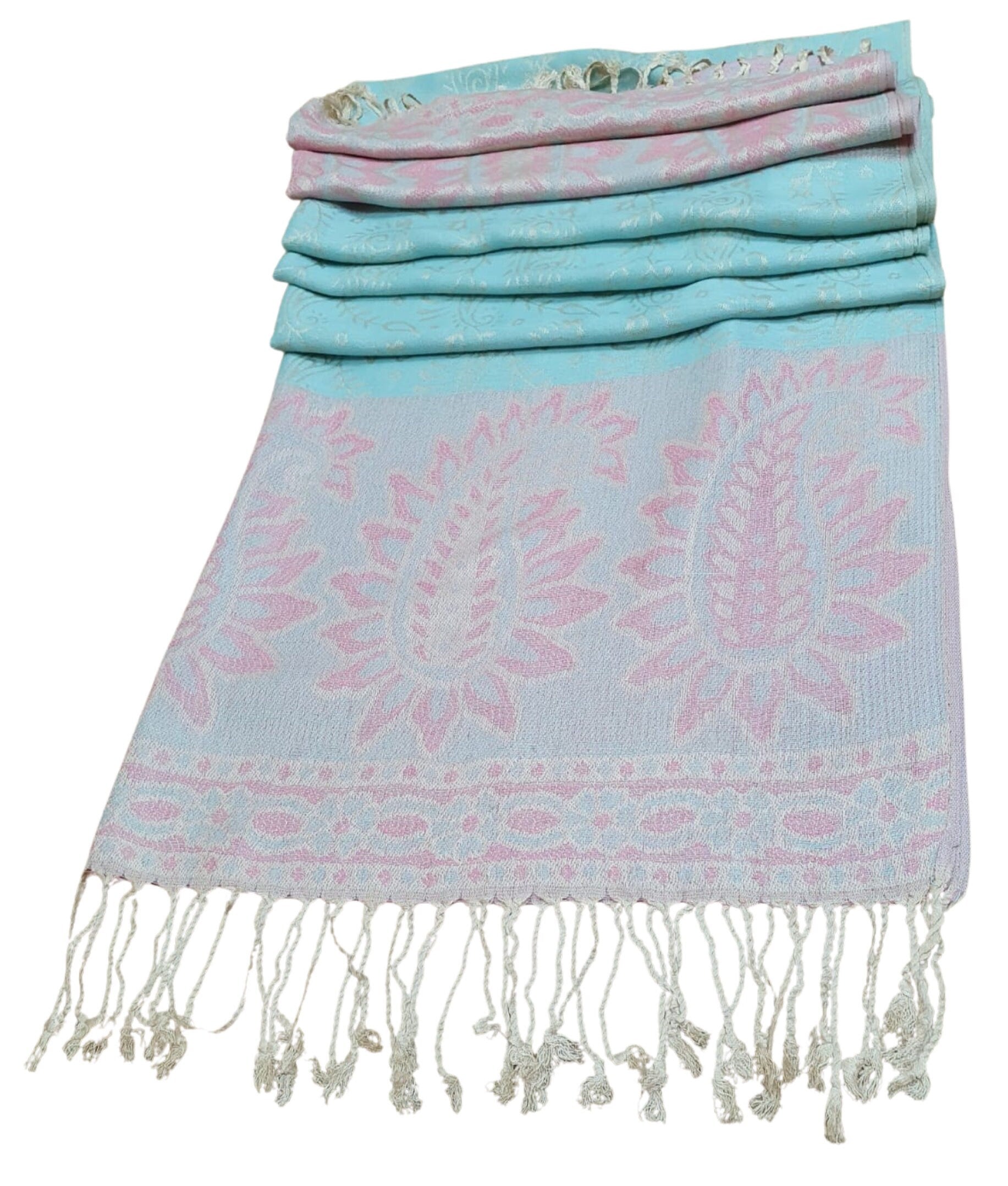 Regal Paisley Elegance Luxurious Pashmina Feel Shawl for Timeless Style & Cozy Warmth For Ladies