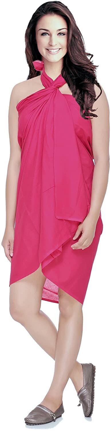 World of Shawls 100% Cotton Plain Sarong