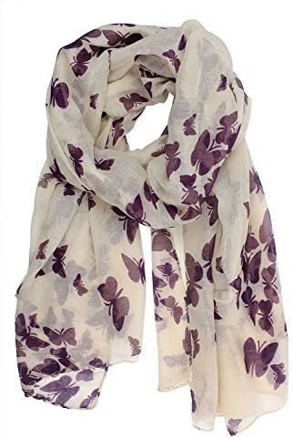 Butterfly Print Scarf, Wrap, Sarong, shawls Ladies Women Girls Celebrity Style Christmas Gift
