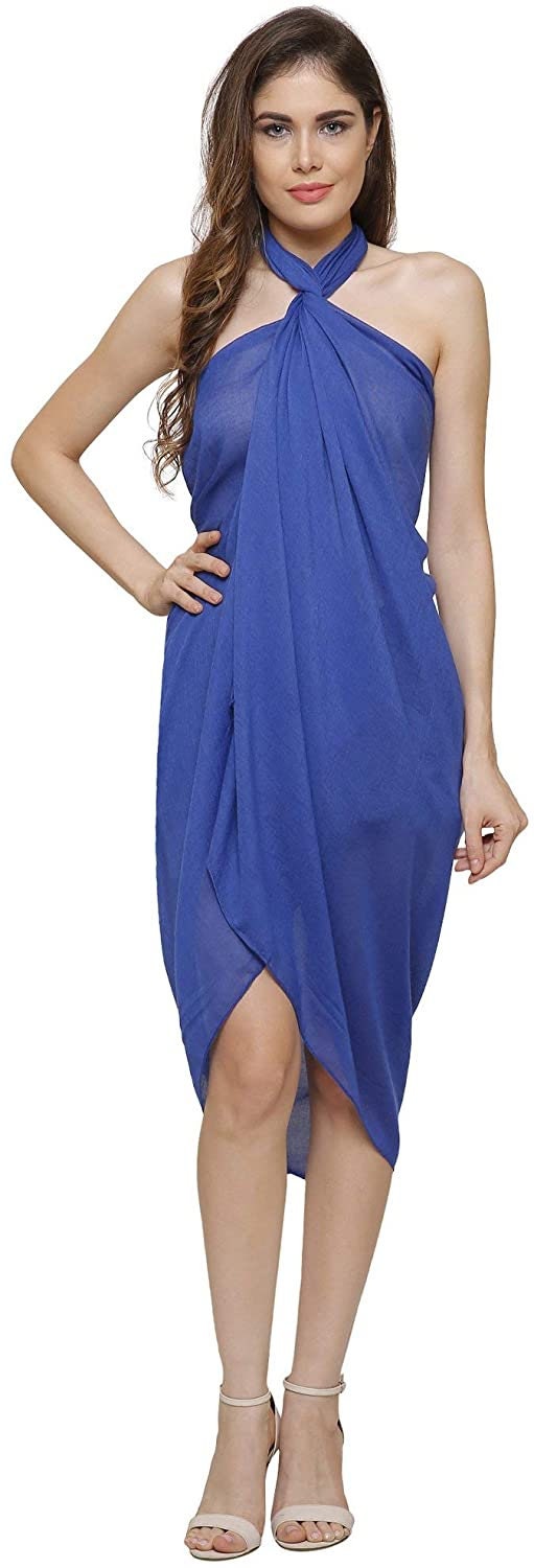 World of Shawls 100% Cotton Plain Sarong
